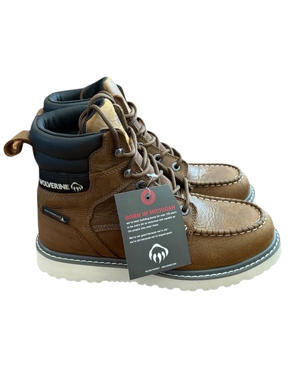 New Wolverine Women's Trade Wedge Work Boots Size 9EW Extra Wide W230045